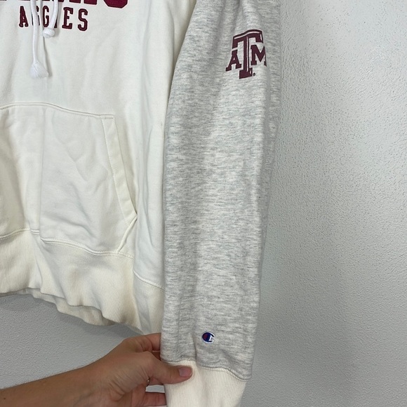 Texas Aggies A&M Champion Hooded Sweatshirt - Picture 6 of 7